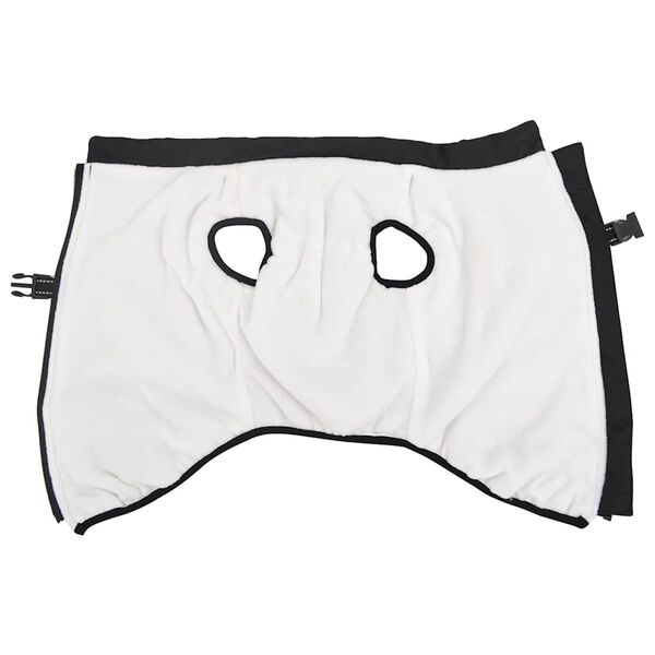 vidaXL Hundemantel mit Geschirr Wasserdicht Reflektierend Schwarz L52