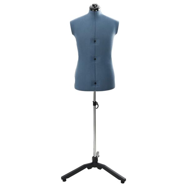vidaXL Verstellbare Kleiderform f&uuml;r Damen Blau 37,5-45,5 Zoll Stoff
