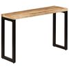 vidaXL Konsolentisch 120x35x76 cm Stahl und Massivholz Mango