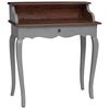 vidaXL Schreibtisch Massives Mahagoniholz 80x40x92 cm