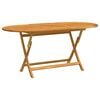 vidaXL Klappbarer Gartentisch 160x85x75 cm Massivholz Eukalyptus