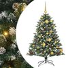 vidaXL K&uuml;nstlicher Weihnachtsbaum mit 150 LEDs mit St&auml;nder Gr&uuml;n 120 cm