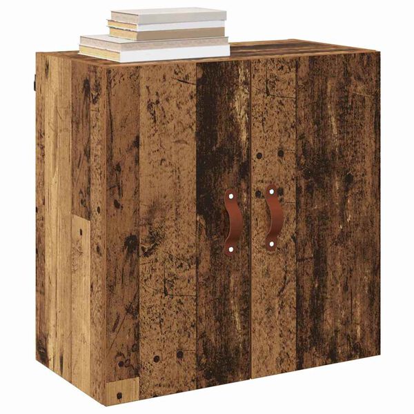 vidaXL Wandschrank Wandmontiert Altholz 60 x 31 x 60 cm Holzwerkstoff
