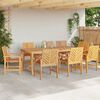 vidaXL Garten Essgruppe 9 pcs Braun Akazie Massivholz