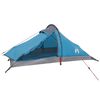 vidaXL Trekkingzelt Blau 4-Personen 185T Polyester mit PU-Beschichtung