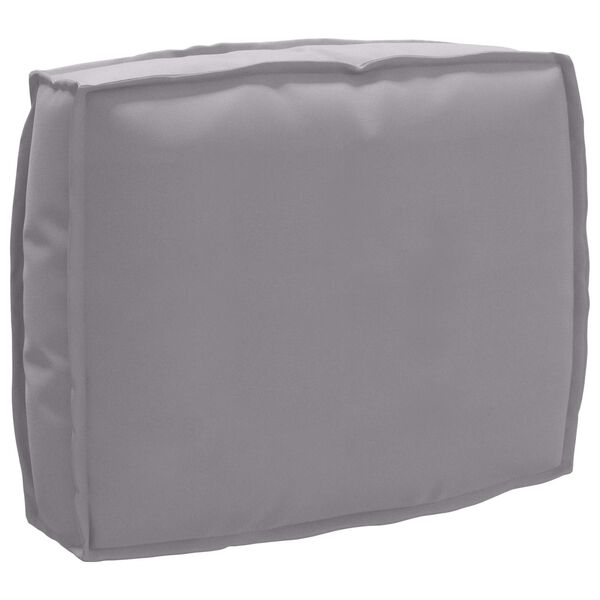 vidaXL Kissen Grau 50 x 40 x 12 cm Oxford-Stoff