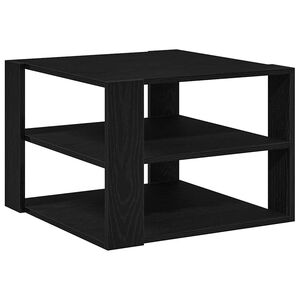 vidaXL Couchtisch Schwarze Eiche 58 x 58 x 40 cm Holzwerkstoff