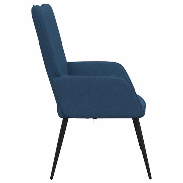 vidaXL Relaxsessel Blau Stoff
