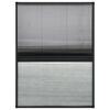 vidaXL Insektenschutz-Plissee f&uuml;r Fenster Alu 80x120 cm mit Jalousie