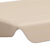 vidaXL Ersatzdach f&uuml;r Hollywoodschaukel Beige 188/168x145/110 cm