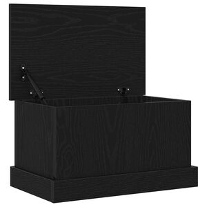 vidaXL Aufbewahrungsbox Schwarz Eichen-Optik 50 x 30 x 28 cm