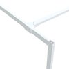 vidaXL Duschwand f&uuml;r Begehbare Dusche Wei&szlig; 90x195 cm ESG-Klarglas