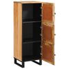 vidaXL Highboard mit Speicher Braun 90 x 33 x 75 cm Massivholz Mango