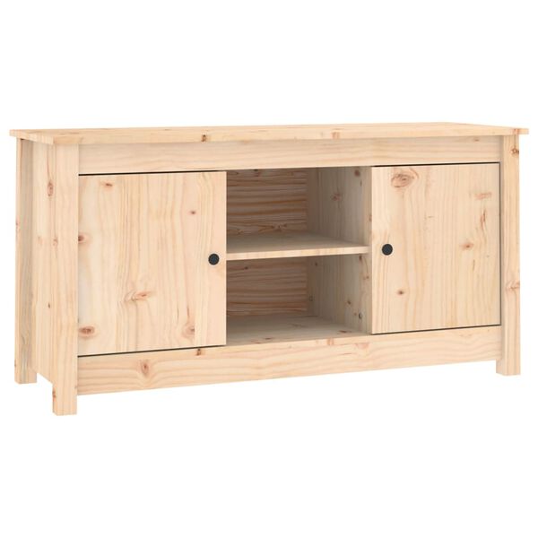 vidaXL TV-Schrank 103x36,5x52 cm Massivholz Kiefer