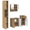 vidaXL Badezimmerm&ouml;bel-Set 4 Stk. Artisan-Eiche 61 x 35 x 64 cm
