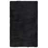vidaXL Teppich Shaggy Hochflor NAVARRA Schwarz 60x100 cm Polyester
