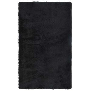 vidaXL Teppich Shaggy Hochflor NAVARRA Schwarz 60x100 cm Polyester