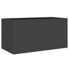 vidaXL Pflanzk&uuml;bel Schwarz 62x30x29 cm Stahl