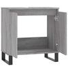 vidaXL Badschrank Grau Sonoma 58x33x60 cm Holzwerkstoff