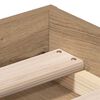 vidaXL Bettgestell ohne Matratze Artisan-Eiche 100x200cm Holzwerkstoff