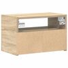 vidaXL Wand-Nachttische 2 Stk. Sonoma-Eiche 45x26x28,5 cm