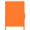 vidaXL Nachttisch Orange 35x35x51 cm Stahl