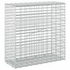 vidaXL Gabion mit 3,5 mm Draht und 5x2,5 cm Maschen 50x20x50 cm