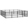 vidaXL Outdoor-Hundezwinger Stahl 15,05 m&sup2;