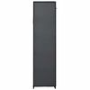 vidaXL Faltschrank Grau 110x45x175 cm Stoff