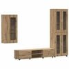 vidaXL TV-Schrankset FLORIN 3 pcs Artisan-Eiche Holzwerkstoff