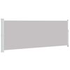 vidaXL Seitenmarkise Ausziehbar 180x514 cm Grau