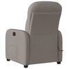 vidaXL Massagesessel Taupe Stoff