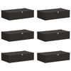 vidaXL Aufbewahrungsbox 6 pcs Anthrazit 70 x 40 x 18 cm Vliesstoff