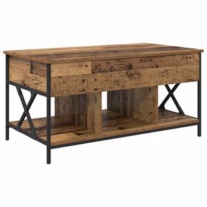 vidaXL Couchtisch Altholz 100 x 55 x 48,5 cm Holzwerkstoff