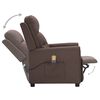 vidaXL Massagesessel Taupe Stoff