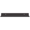 vidaXL Schwebendes Regal 2 pcs Schwarz 30 x 9 x 2,5 cm Stahl