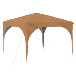 vidaXL Pop-up Partyzelt 290 x 290 x 245 cm Beige Oxford-Stoff