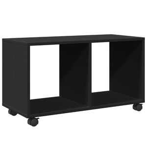 vidaXL Rollschrank Schwarz 72x33x42,5 cm Holzwerkstoff