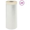vidaXL Staubschutzfolie mit Klebeband 12 pcs Transparent 140 x 3300 cm
