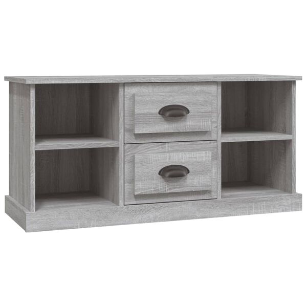 vidaXL TV-Schrank Grau Sonoma 99,5x35,5x48 cm Holzwerkstoff