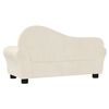 vidaXL Kindersofa Creme Samt