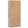 vidaXL Highboard Betongrau 80x35x180 cm Holzwerkstoff