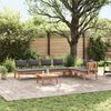 vidaXL Gartensofa-set 5 pcs Braun und Grau