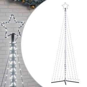 vidaXL LED Weihnachtsbaum 495 LEDs Kaltweiß 300,5 cm