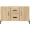 vidaXL Sideboard Sonoma-Eiche 100x36x60 cm Holzwerkstoff