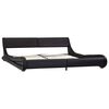 vidaXL Bettgestell Schwarz Kunstleder 180&times;200 cm