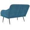 vidaXL Sitzbank Blau 110x76x80 cm Samt