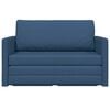 vidaXL Schlafsofa 110cm Blau Stoff