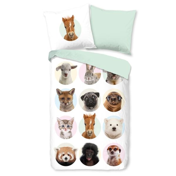 Good Morning Kinder-Bettwäsche-Set YOUNG A 135x200 cm Mehrfarbig