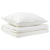 vidaXL Bettdecke und Kissen Set 2 stk. 155x200 cm Sommer 140 GSM Wolle